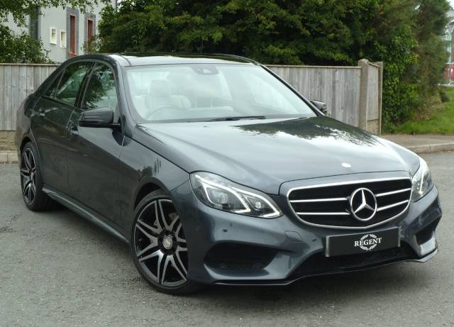 Mercedes-Benz E Class 3.0 E350d AMG Night Ed Premium 4dr 9G-Tronic Saloon Diesel Tenorite Grey Metallic